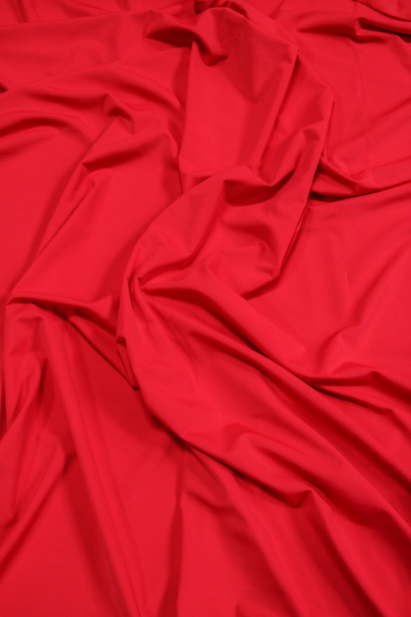 Red Italian Swimwear Lycra