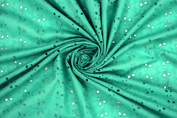 Jade Broderie Anglaise Cotton