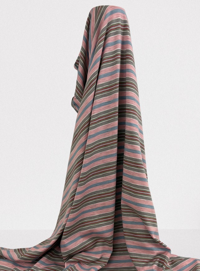 Summer-Time Stripes Cotton Lycra
