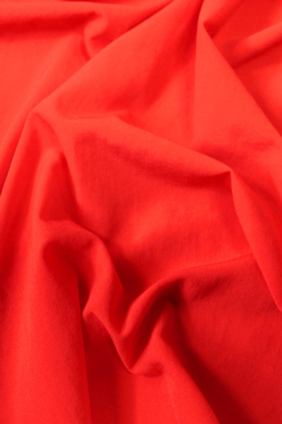 Flame Red Light-weight Stretch Woven 