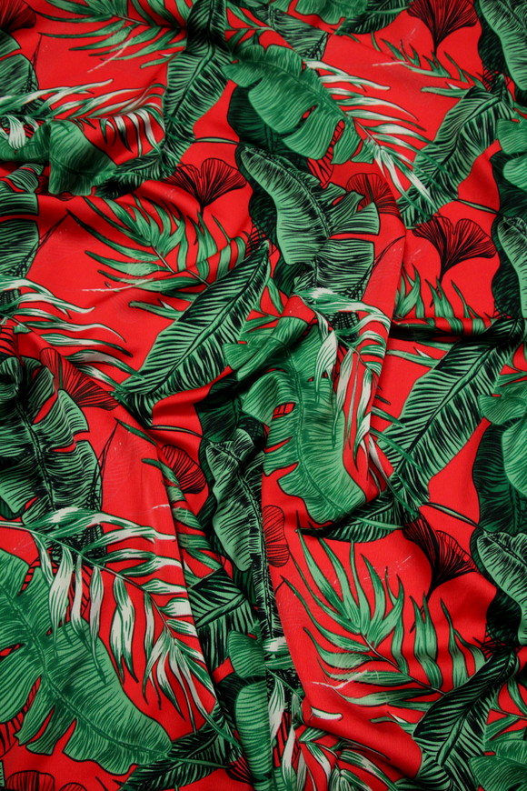 Palm Leaves Printed Light-Weight Polyester