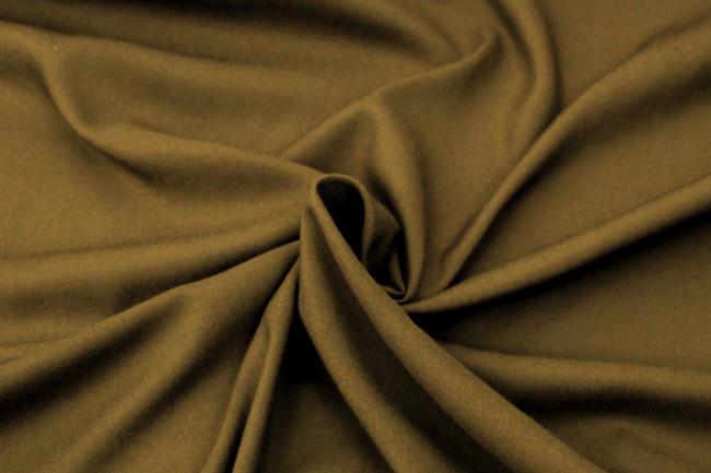 Khaki Plain Rayon - Extra Wide