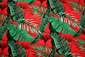 Palm Leaves Printed Light-Weight Polyester