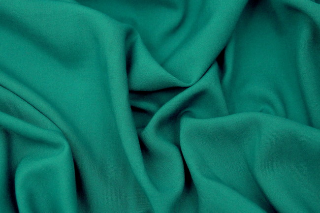 Bright Teal Plain Rayon - Extra Wide