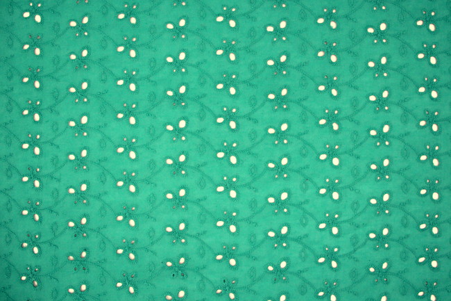 Jade Broderie Anglaise Cotton