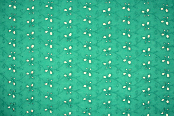 Jade Broderie Anglaise Cotton