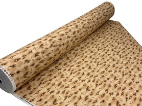 Landscapes Footprints & Shells In The Sand Printed Cotton