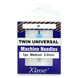 Size 80/2.0mm Twin Universal Machine Needle
