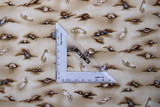 Landscapes Footprints & Shells In The Sand Printed Cotton