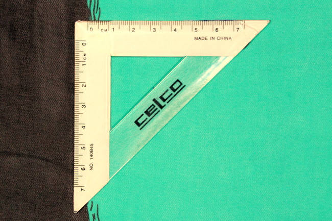 Chocolate, Mint & Burgundy Striped Chiffon