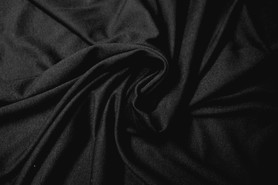 Black Stretch Cotton T-shirting