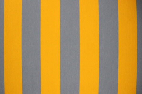 Baby Blue & Light Mustard Striped Cotton Lycra
