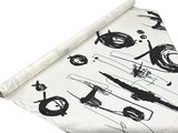 Abstract Fish Linen