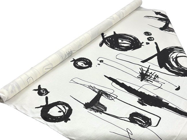Abstract Fish Linen