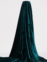 Teal Plush Stretch Velvet