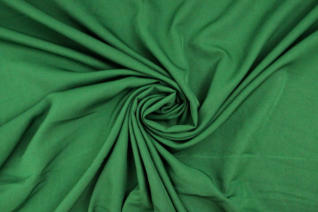 Kelly Green American Crepe