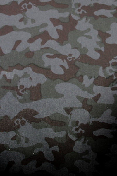 Skulls & Grey Camo Light Drill