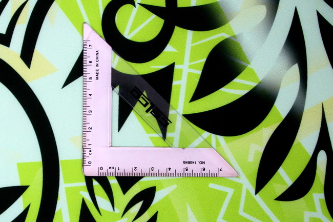 Green Tones Pasifika Digital Printed Mini Matt