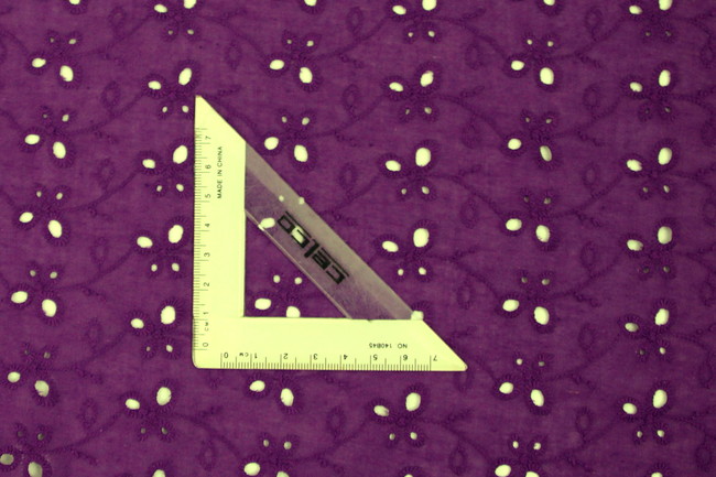 Pansy Broderie Anglaise Cotton