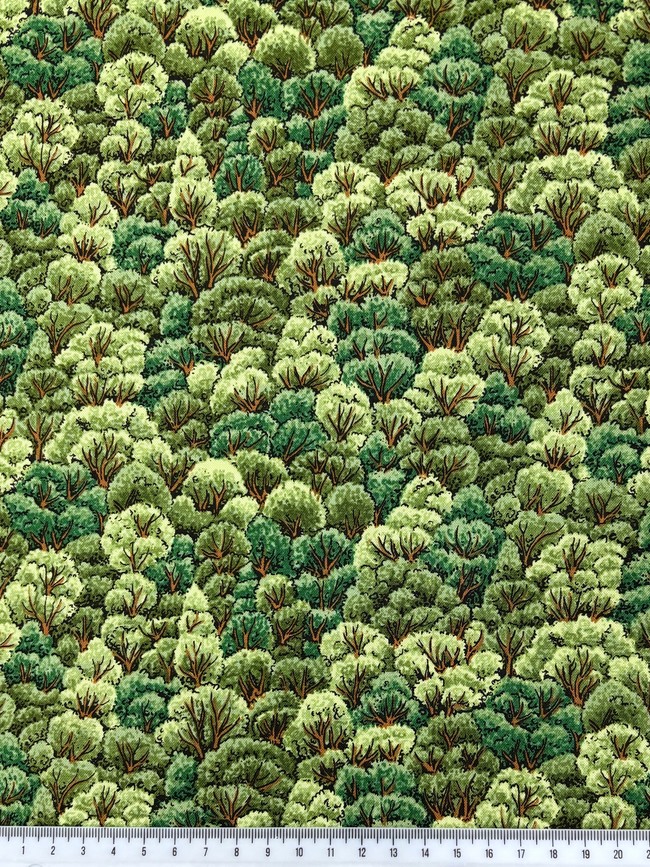 * REDUCED * Tree Tops Printed Cotton