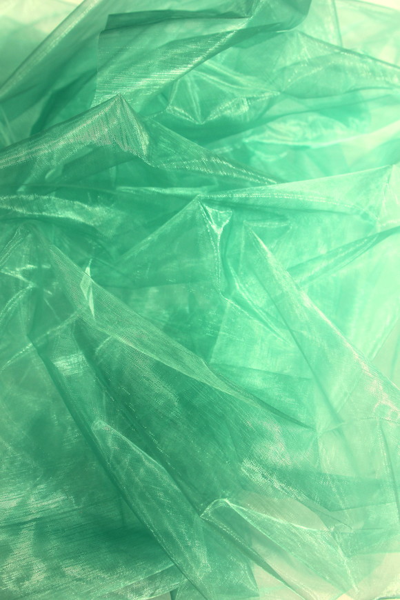 Seafoam Green Organza