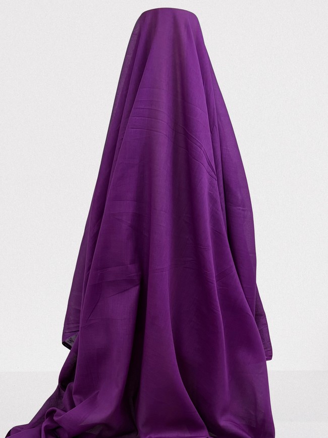 Pansy Antique Cotton Voile