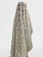 Ivory Floral Teardrop Festoon Guipure Lace