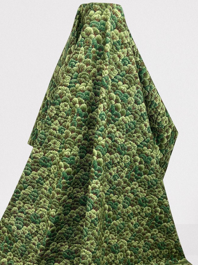 * REDUCED * Tree Tops Printed Cotton