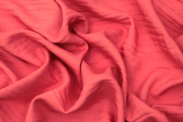 Bright Pink Plain Rayon - Extra Wide