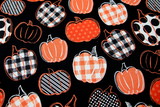 Pumpkin Patch Printed Cotton