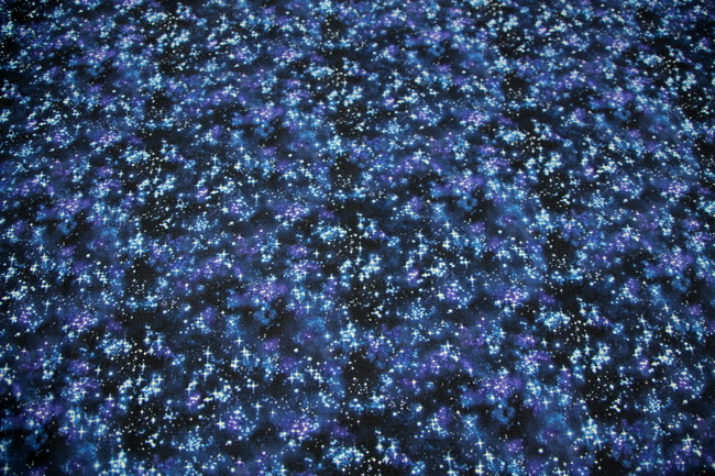 Starry Night Printed Cotton New Image