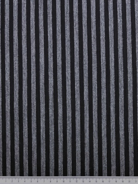 Black/Grey Stripe Merino Blend