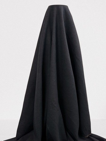Dark Navy Stretch Linen