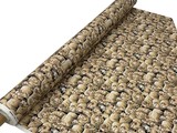 Merino Rams - Beige Tones Printed Cotton
