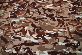 Brown Toned Camo Drill
