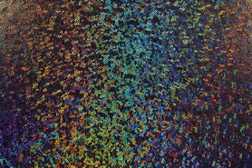 Gold Holographic Dots on Navy Knit