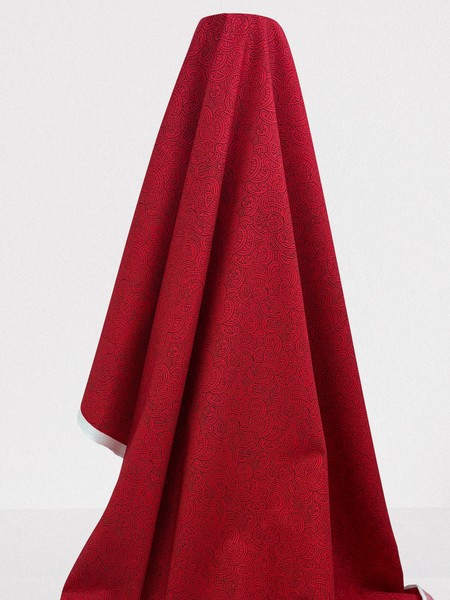 Red Ponga Koru Design Kiwiana Cotton