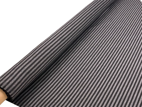 Black/Grey Stripe Merino Blend
