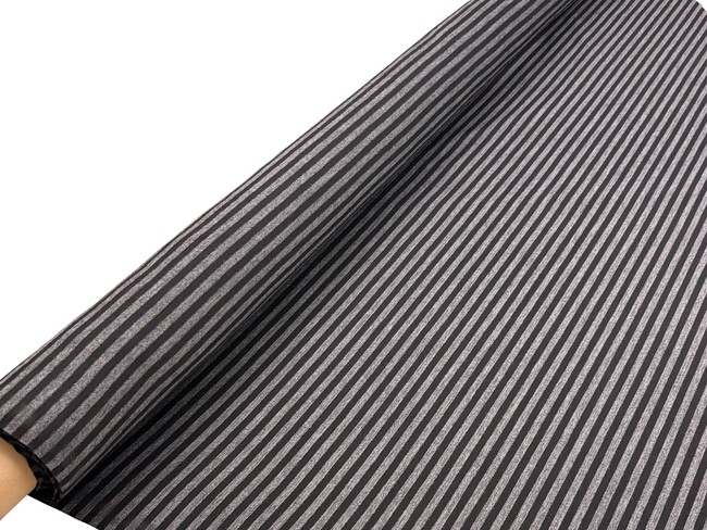 Black/Grey Stripe Merino Blend