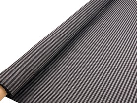 Black/Grey Stripe Merino Blend