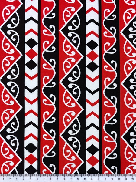  Poraka Columns Kiwiana Printed Cotton