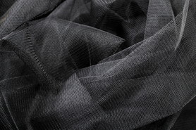 Black Stiff Netting