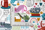  Whiskers Kitty Pals Printed Premium Cotton