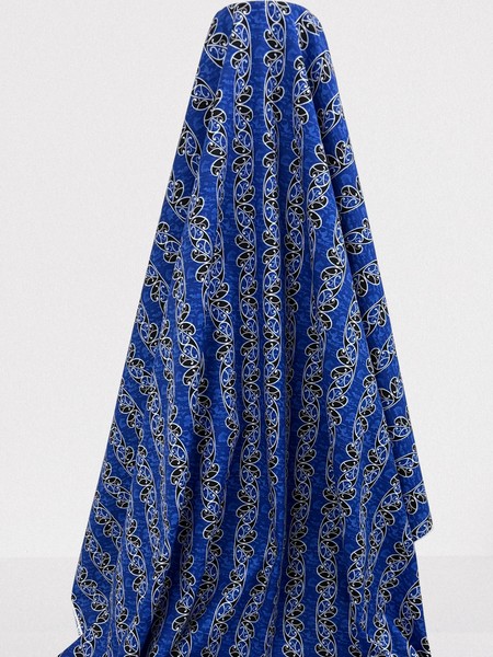Blue Koru Design Kiwiana Cotton