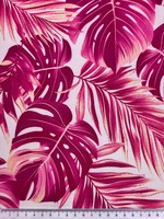Pink Palms on Rayon