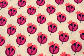 Natural - Park Lane Cream-Tea Printed Cotton