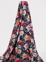 Roses in Pinks & Greens Digital Printed Rayon