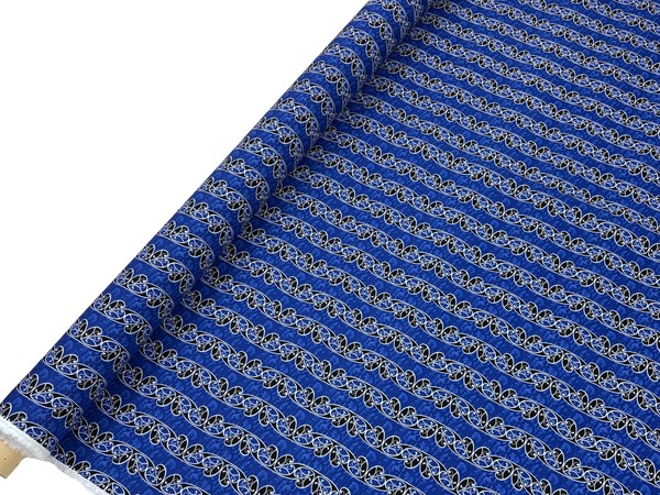 Blue Koru Design Kiwiana Cotton