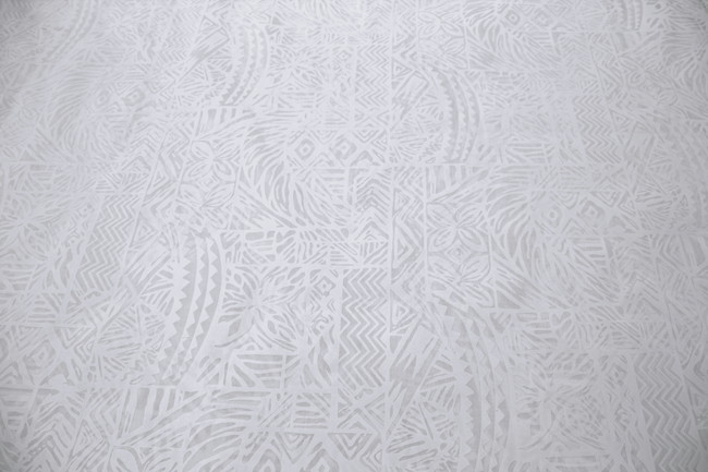 Fala - White on White Pasifika Polycotton