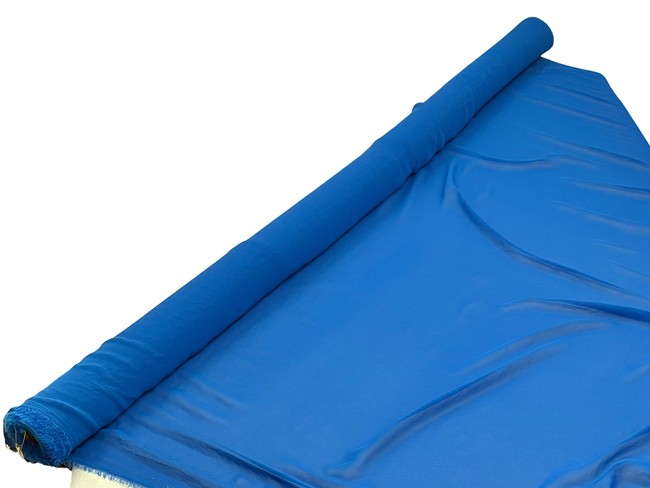 Ocean Blue Plain Chiffon